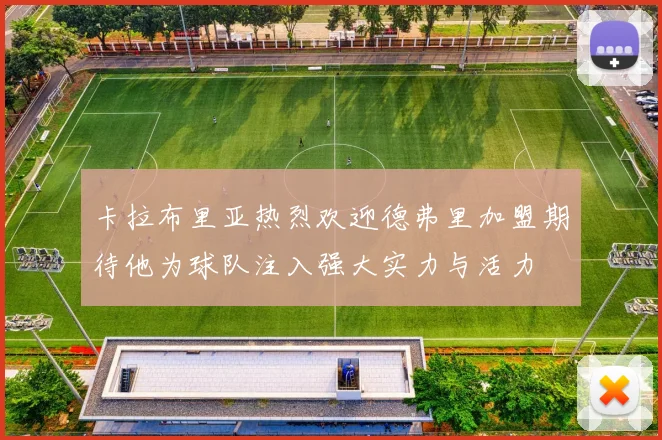 卡拉布里亚热烈欢迎德弗里加盟期待他为球队注入强大实力与活力